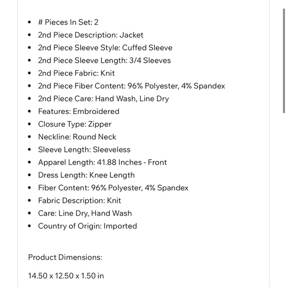 Women’s Dress with jacket - Picture 15 of 16